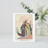 George Barbier Postcard Postkarte (Stehend Vorderseite)