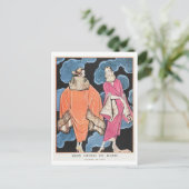 George Barbier Postcard Postkarte (Stehend Vorderseite)