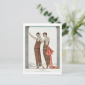 George Barbier Postcard Postkarte (Stehend Vorderseite)