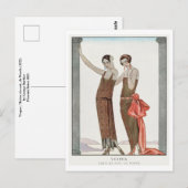 George Barbier Postcard Postkarte (Vorne/Hinten)