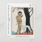 George Barbier Postcard Postkarte (Vorne/Hinten)