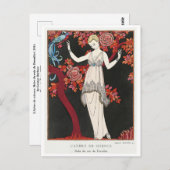 George Barbier Postcard Postkarte (Vorne/Hinten)