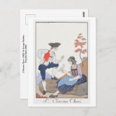George Barbier Postcard Postkarte (Vorne/Hinten)