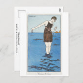 George Barbier Postcard Postkarte (Vorne/Hinten)