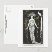 George Barbier Postcard Postkarte (Vorne/Hinten)