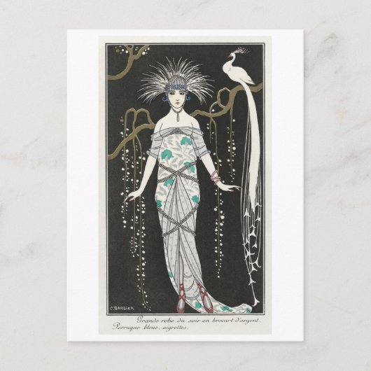 George Barbier Postcard Postkarte (Vorderseite)
