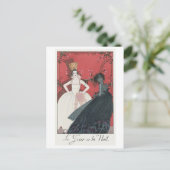 George Barbier Postcard Postkarte (Stehend Vorderseite)