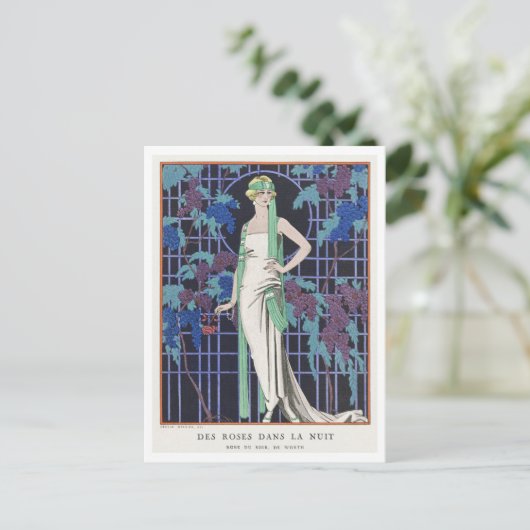 George Barbier Postcard Postkarte (Stehend Vorderseite)