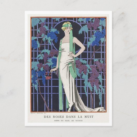 George Barbier Postcard Postkarte (Vorderseite)