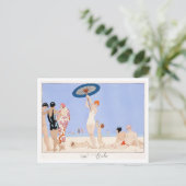 George Barbier Postcard Postkarte (Stehend Vorderseite)