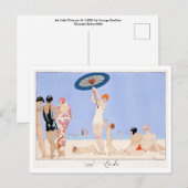 George Barbier Postcard Postkarte (Vorne/Hinten)
