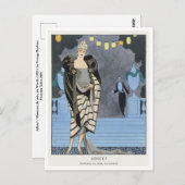 George Barbier Postcard Postkarte (Vorne/Hinten)