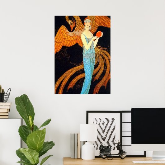 GEORGE BARBIER POSTER (Heimbüro)