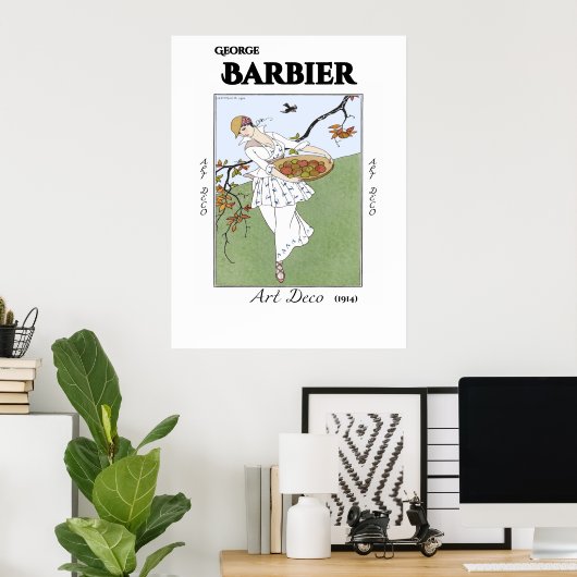 George Barbier Poster (Heimbüro)