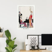 George Barbier Poster (Heimbüro)