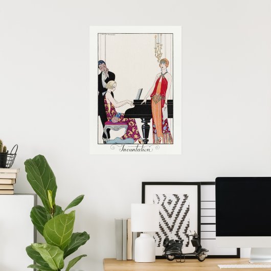 George Barbier Poster (Heimbüro)