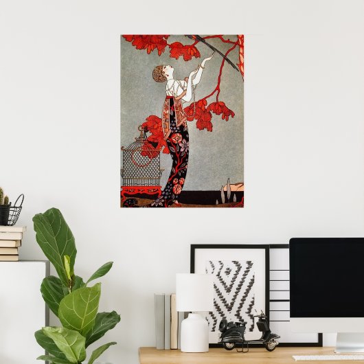 GEORGE BARBIER POSTER (Heimbüro)