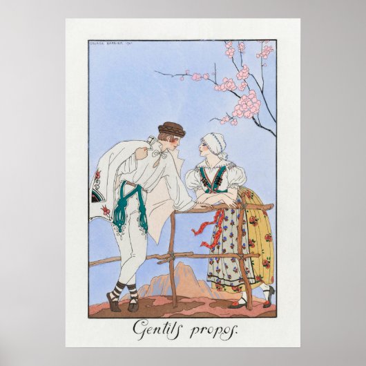 George Barbier Poster (Vorne)