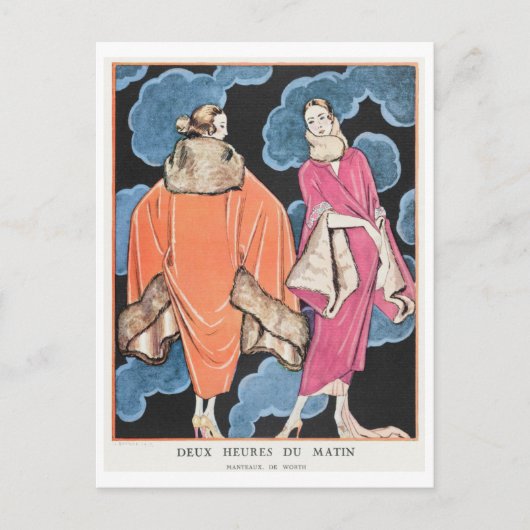 George Barbier Postkarte (Vorderseite)