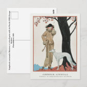 George Barbier Postkarte (Vorne/Hinten)