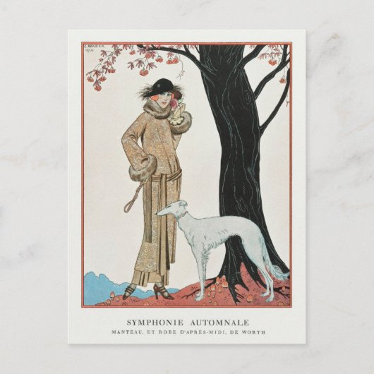George Barbier Postkarte (Vorderseite)