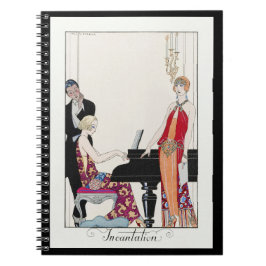 George Barbier Vintag Fashion Notizblock