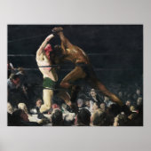 George belägert beide Mitglieder dieses Club Maler Poster (Vorne)