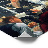 George Bellows Dempsey und Firpo Art of Boxing Poster (Ecke)