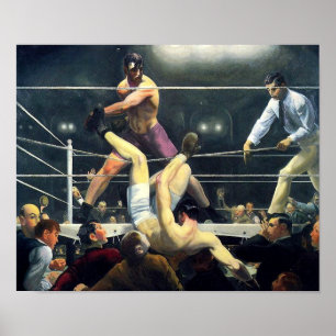 George Bellows Dempsey und Firpo Kunst des Poster