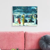 George Bellows - Liebe des Winters Leinwanddruck (Insitu (Wohnzimmer))