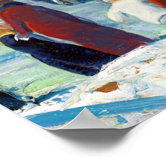 George Bellows Liebe des Winters Poster (Ecke)