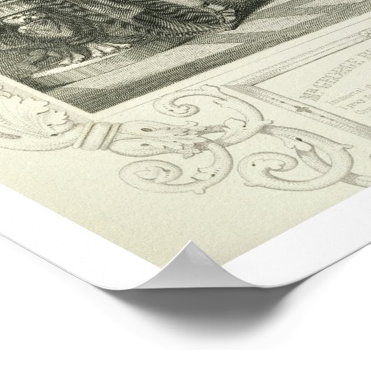 George Bennett als Apemantus, Act I Scene 2, in Poster (Ecke)