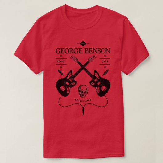 George Benson Guitar Vintages Logo T-Shirt (Design vorne)
