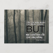 George Bernard Shaw Inspiration Zitat "Fehler" Postkarte (Vorderseite)