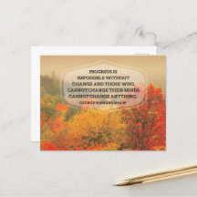 George Bernard Shaw Inspiration Zitat "Veränderung