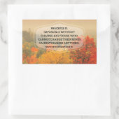 George Bernard Shaw Inspiration Zitat "Veränderung Rechteckiger Aufkleber (Tasche)