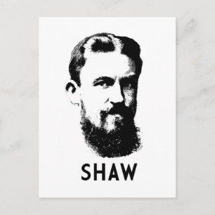 George Bernard Shaw Postkarte