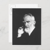 George Bernard Shaw Postkarte (Vorne/Hinten)