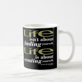 George Bernard Shaw-Zitat Kaffeetasse