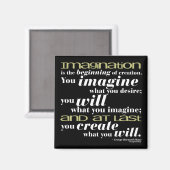 George Bernard Shaw Zitat Magnet (Vorderseite/Rückseite)