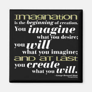 George Bernard Shaw-Zitat Magnet