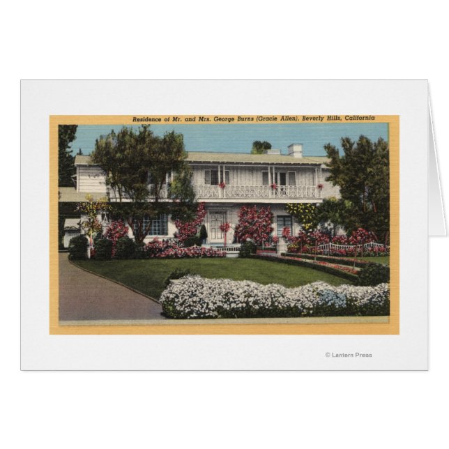 George Burns und Gracie Allen's Zuhause (Vorderseite (Horizontal))