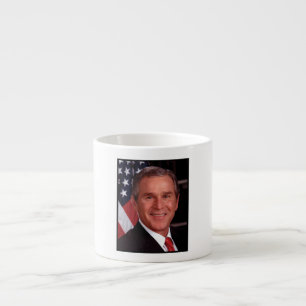 George Bush 43. US-Präsident Foto Espressotasse