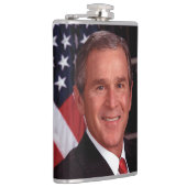 George Bush 43. US-Präsident Foto Flachmann (Rechts)