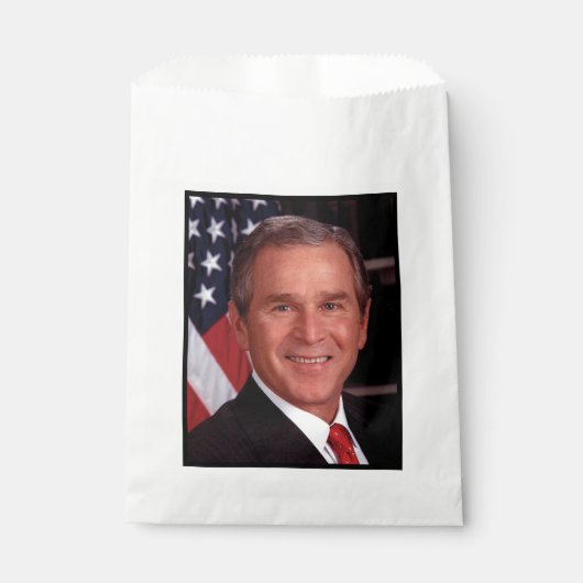 George Bush 43. US-Präsident Foto Geschenktütchen (Vorderseite)