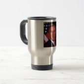 George Bush 43. US-Präsident Foto Reisebecher (Vorderseite Links)