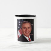 George Bush 43. US-Präsident Foto Tasse (Zentrum)