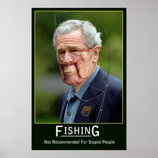 George Bush Angelposter Poster (Vorne)