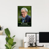 George Bush Angelposter Poster (Heimbüro)