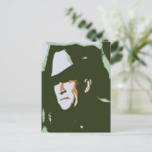 George Bush/Cowboy Postkarte (Stehend Vorderseite)